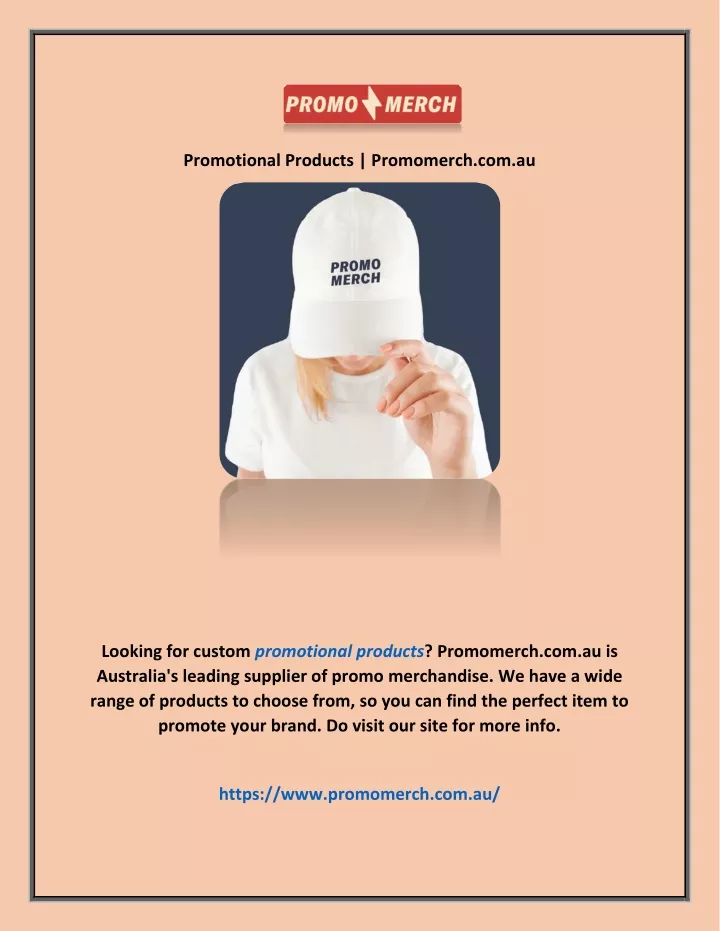 promotional products promomerch com au