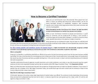 how to become a certified translator