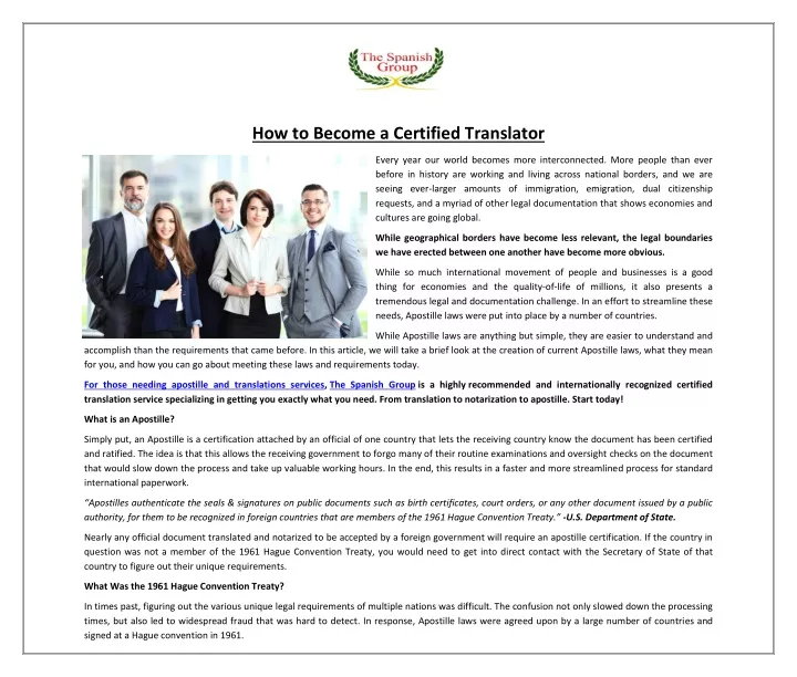 PPT - How to Become a Certified Translator PowerPoint Presentation