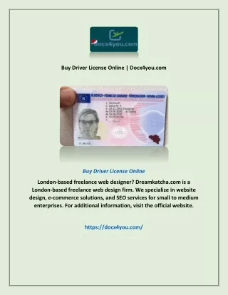 Buy Driver License Online | Docx4you.com