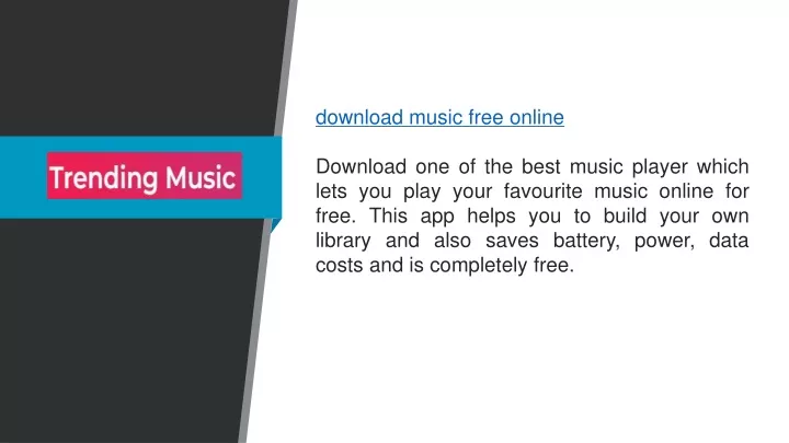 download music free online download