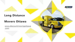 Long Distance Movers Ottawa - discountmovingottawa.com