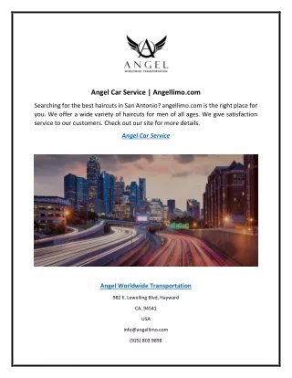 Angel Car Service | Angellimo.com