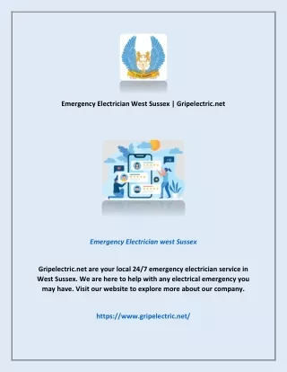 Emergency Electrician West Sussex | Gripelectric.net