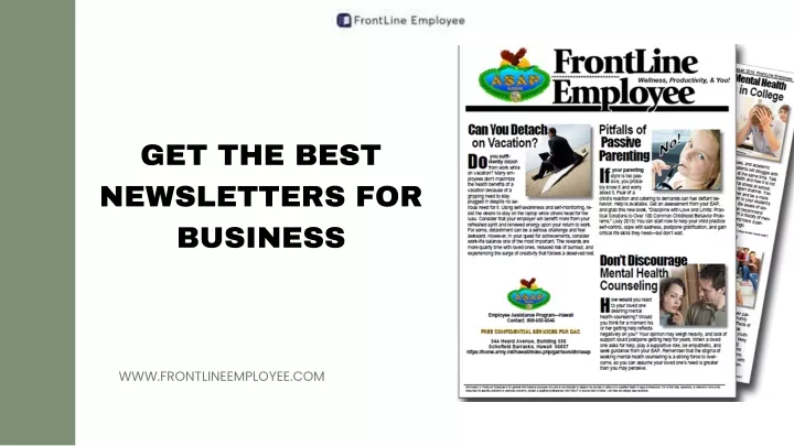 get the best newsletters for business