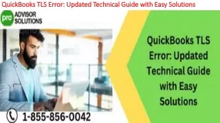 quickbooks tls error updated technical guide with easy solutions