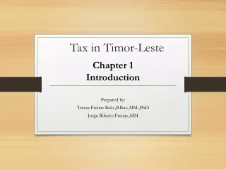 Module KompletuTax in Timor-Leste