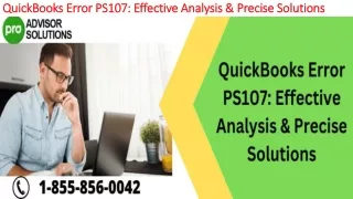quickbooks error ps107 effective analysis precise solutions