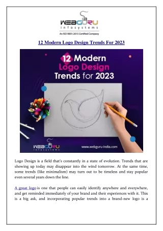 12 modern logo design trends for 2023
