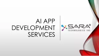 ai app development services