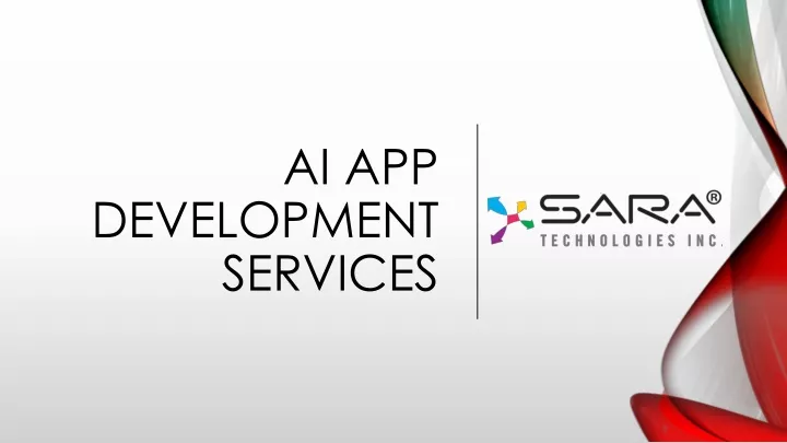 ai app development services