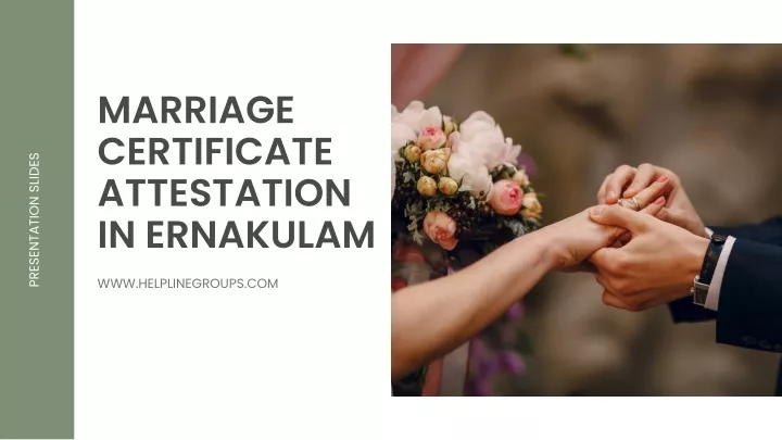 marriage certificate attestation in ernakulam