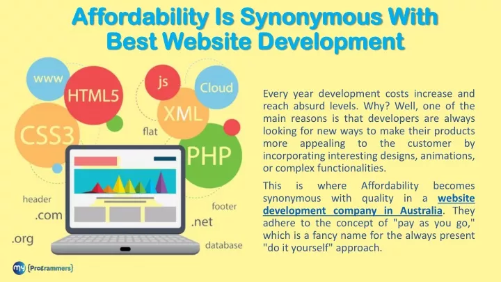 affordability is synonymous with best website development