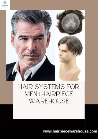 Cheap Natural Looking for Mens Hairpieces | Hairpiece Warehouse