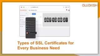 Types of SSL Certificates for Every Business Need