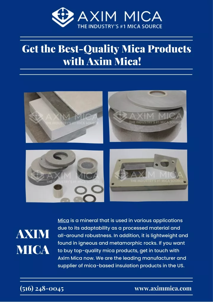 get the best quality mica products with axim mica