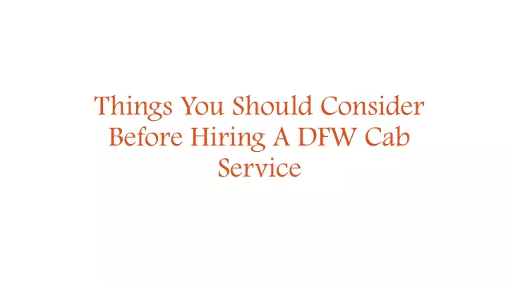 things you should consider before hiring