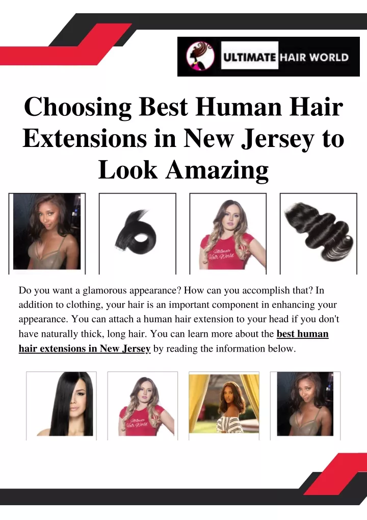 choosing best human hair extensions in new jersey
