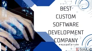 Best Custom Software Development Companies