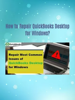 Repair QuickBooks Desktop for Windows Like a Pro