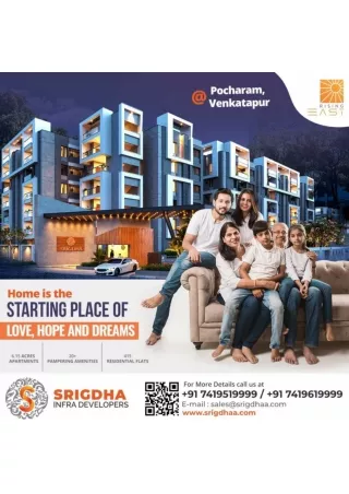 Srigdha is the best real estate company in Hyderabad