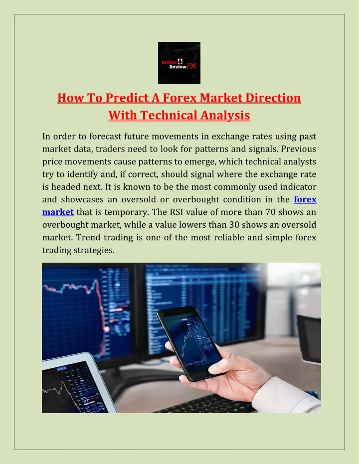 how to predict a forex market direction with