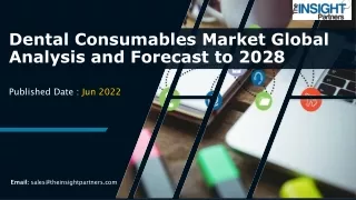 Dental Consumables Market it is estimated to grow at a CAGR of 9.0% by 2028