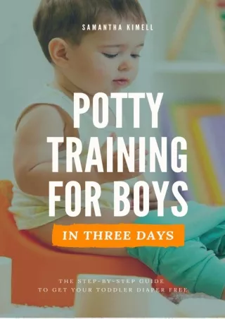 D!ownload  book (pdF) Potty Training for Boys in 3 Days: Step-by-Step Guide