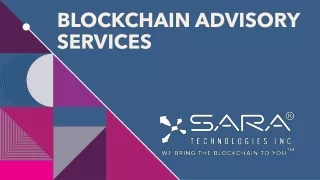blockchain advisory services