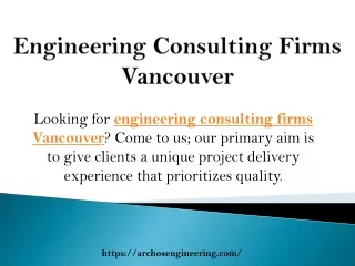 engineering consulting firms vancouver