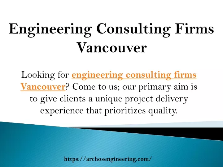engineering consulting firms vancouver