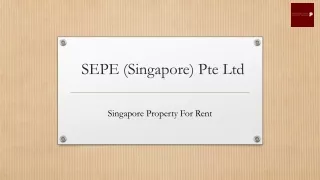 Singapore Property For Rent With Top Real Estate Agent – SEPE