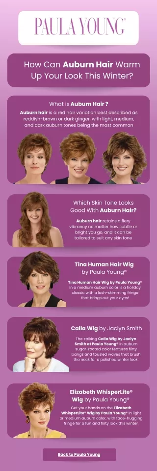 How Can Auburn Hair Warm Up Your Look This Winter?