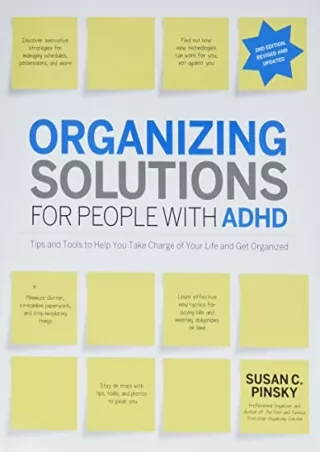 DOWNLOAD (PDF) Organizing Solutions for People with ADHD, 2nd Edition-Revis