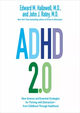 DOWNLOAD PDF ADHD 2.0: New Science and Essential Strategies for Thriving wi