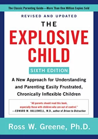 [ebook] d!OWNLOAD The Explosive Child