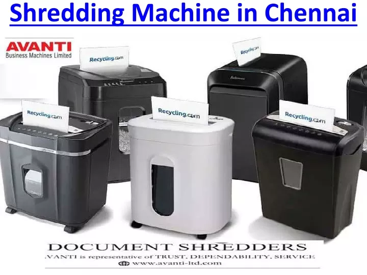 shredding machine in chennai