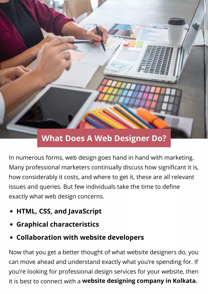 what does a web designer do