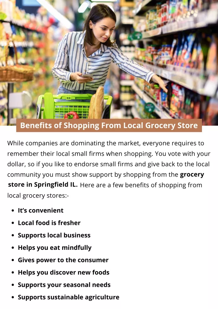 PPT - Benefits of Shopping From Local Grocery Store PowerPoint ...