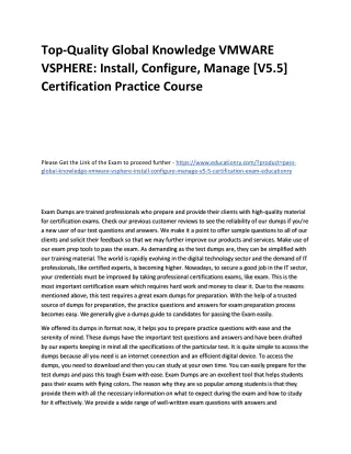 top quality global knowledge vmware vsphere