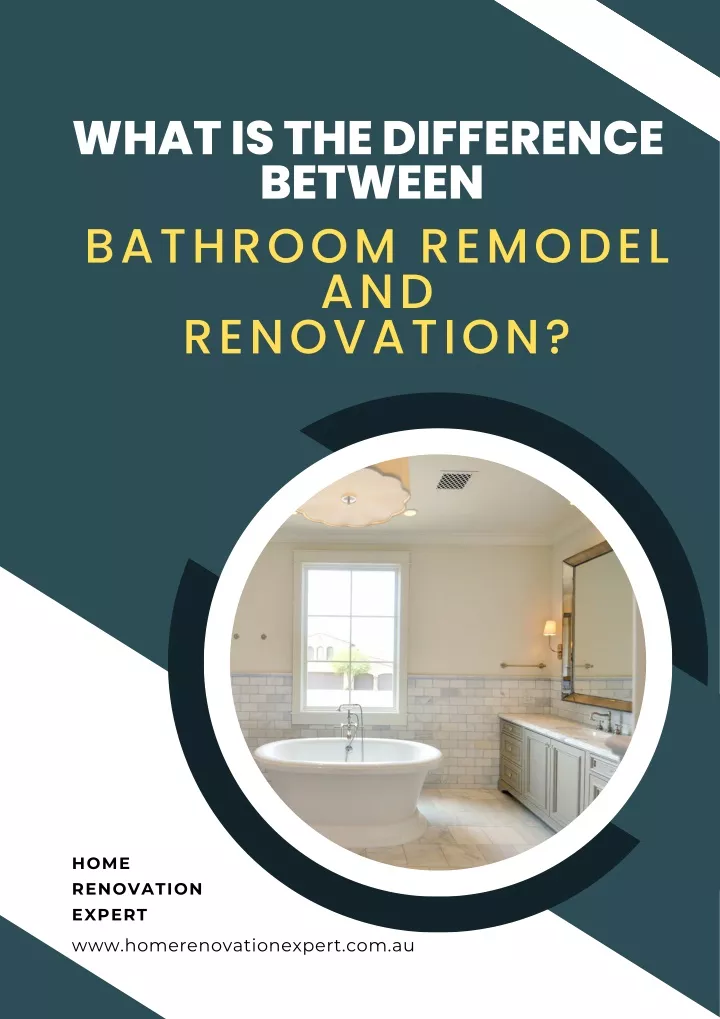 what is the difference between bathroom remodel