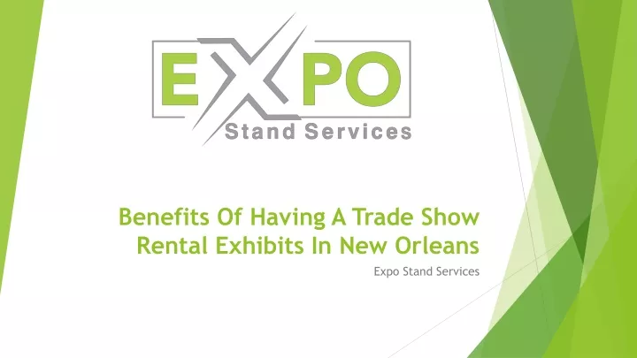 benefits of having a trade show rental exhibits