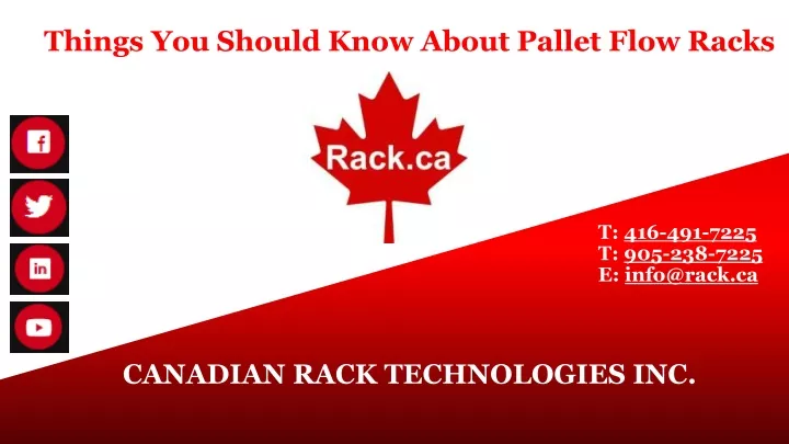 things you should know about pallet flow racks