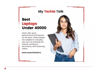 Best Laptops Under 40000 In India