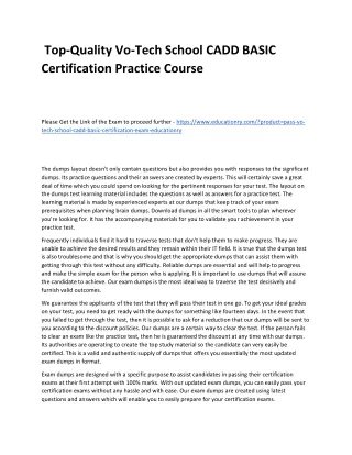 top quality vo tech school cadd basic