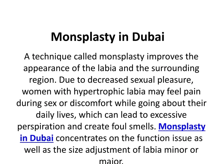 monsplasty in dubai