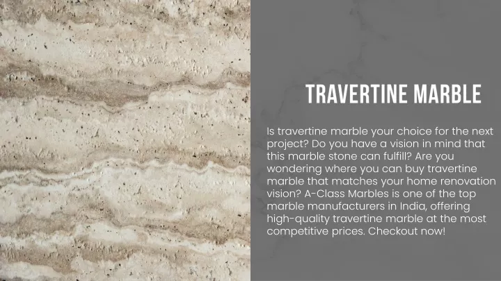 travertine marble