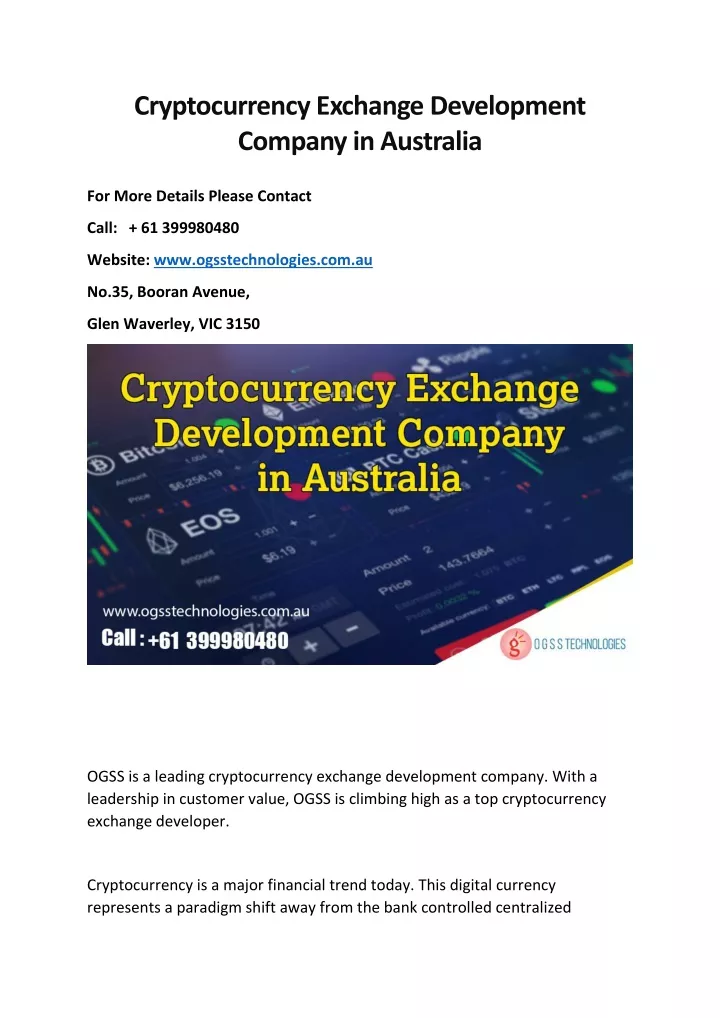 cryptocurrency exchange development company