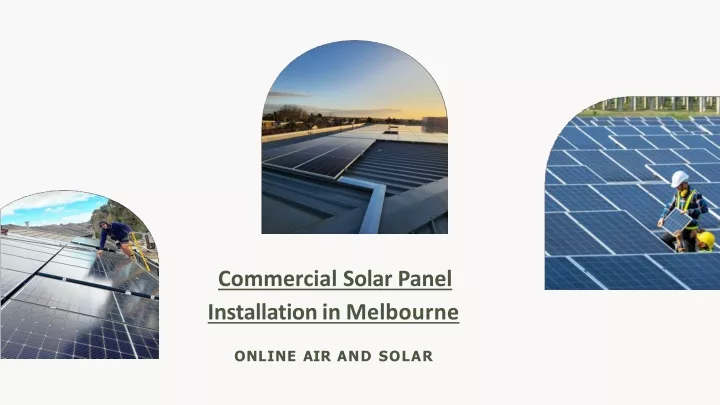 commercial solar panel installation in melbourne