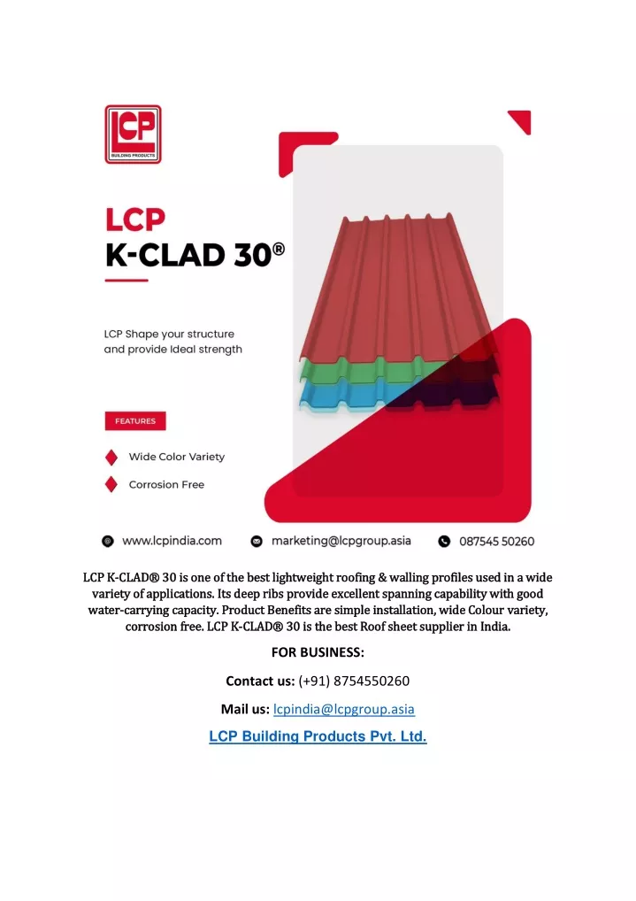 lcp k lcp k clad 30 is one of the best